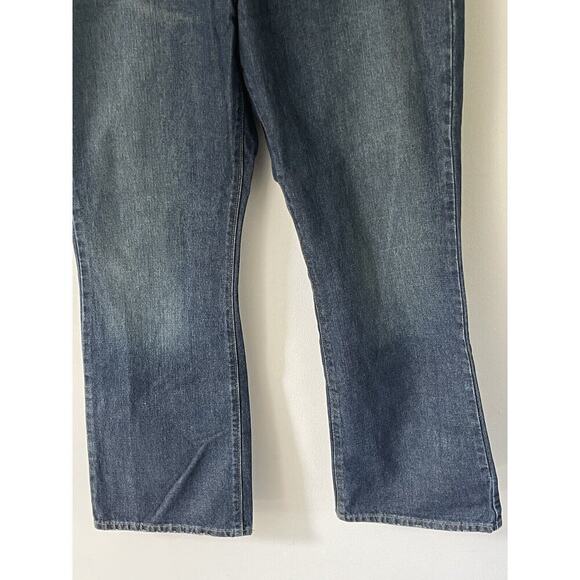 Calvin Klein Flare Jeans Womens Size 16 Blue Medium Wash Denim Mid Rise - Picture 3 of 13